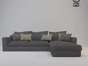 소파 3D 모델