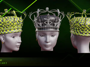 20 Different Hats 3D Model
