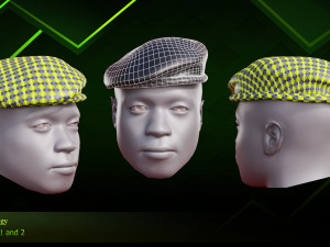 20 Different Hats 3D Модель