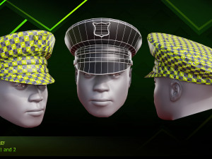 20 Different Hats 3D Модель