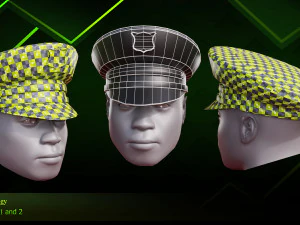 20 Different Hats 3D Model