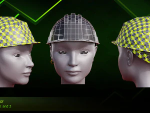 20 Different Hats 3D Model