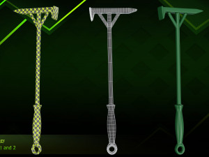 30 Melee weapon 3D Модель