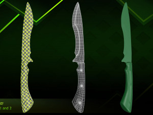 30 Melee weapon 3D Модель