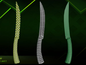 30 Melee weapon 3D Модель