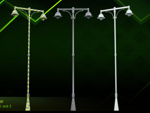 20 lamp post 3D 模型