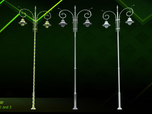 20 lamp post 3D 模型