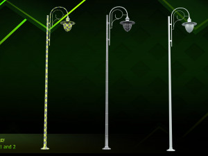 20 lamp post 3D 模型
