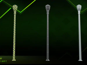 20 lamp post 3D Model