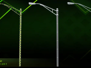 20 lamp post 3D Model