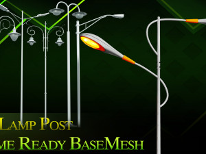 20 lamp post 3D 模型