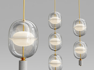 designer lamp platte 3D Model