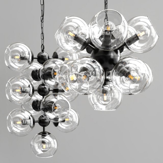 ikra pendant lamp 3D 模型 .c4d .max .obj .3ds .fbx .stl .blend