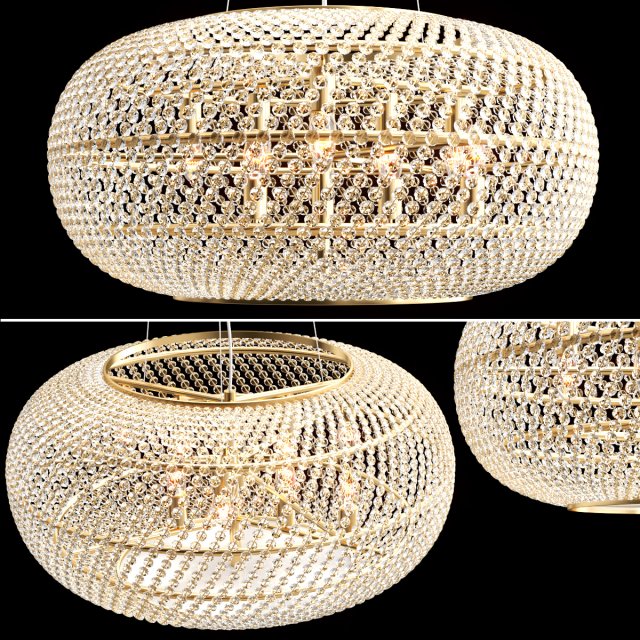 ideal lux pasha sp10 oro 3D Model .c4d .max .obj .3ds .fbx .stl .blend 