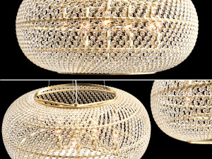 ideal lux pasha sp10 oro 3D मॉडल