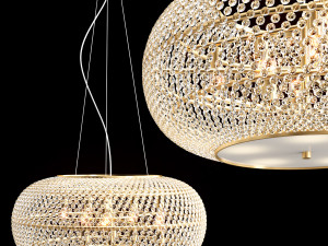 ideal lux pasha sp10 oro 3D Model