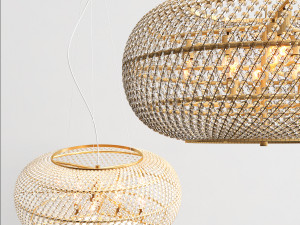 ideal lux pasha sp10 oro 3D Model