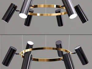 spacer hanging light 3D Model