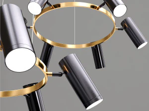 spacer hanging light 3D Model