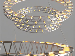 eiff pendant light Model 3D