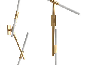 fashion wood fork modern 3D Model