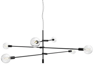 复古爱迪生灯泡吊灯 3D 模型