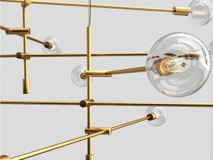 vintage edison bulb pendant lamp 3D Model