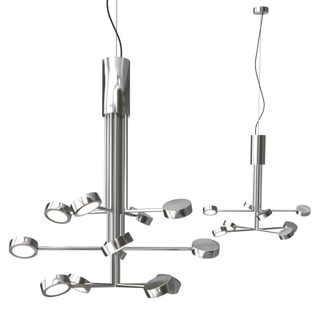 decorative led pendants 3D Model .c4d .max .obj .3ds .fbx .stl .blend 