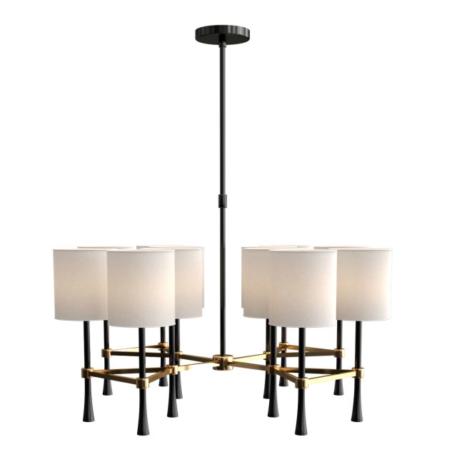 leland chandelier Modello 3D .c4d .max .obj .3ds .fbx .stl .blend 
