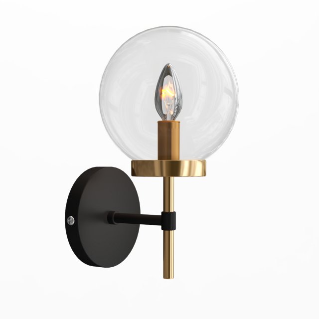 camryn glass sconce Modèle 3D .c4d .max .obj .3ds .fbx .stl .blend 