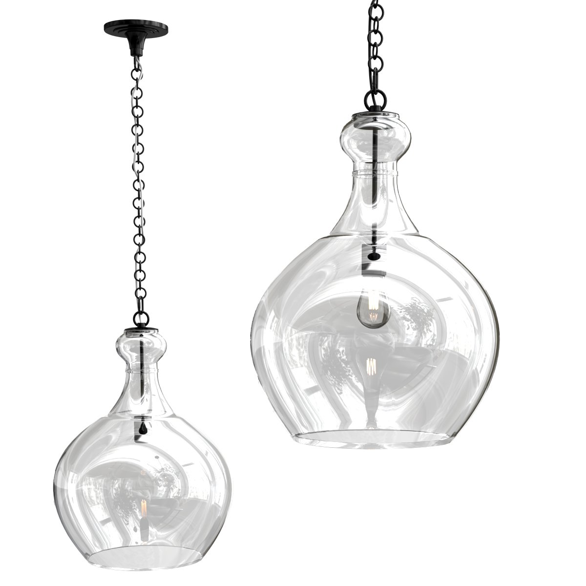 Flynn recycled glass table lamp hot sale