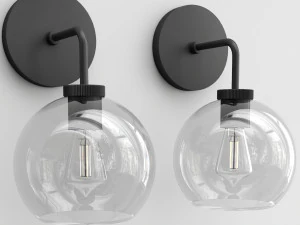reagan globe single sconce 3D Model