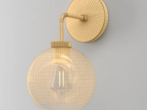 reagan globe single sconce 3D Model