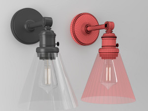 flared glass Modèle 3D