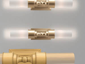 susdouble tube sconce 3D Model