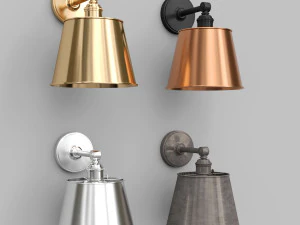 tapered metal 3D Model