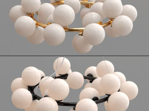 magic bean chandelier 3D Model