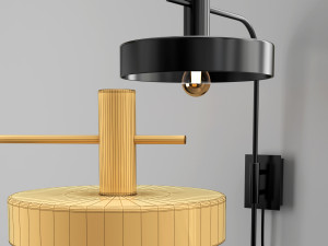 aloa wall Modello 3D