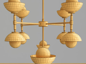 greenwich chandelier Modelo 3D