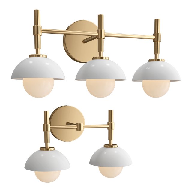 greenwich sconce 3D Model .c4d .max .obj .3ds .fbx .stl .blend
