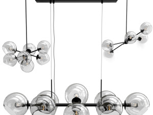 staggered glass collection Modèle 3D