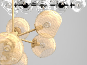 staggered glass collection 3D-Modell