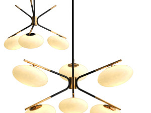 champignon chandelier 3D 모델