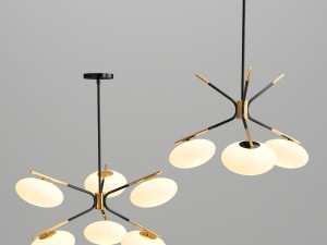 champignon chandelier 3D मॉडल