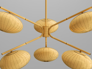 champignon chandelier 3D मॉडल