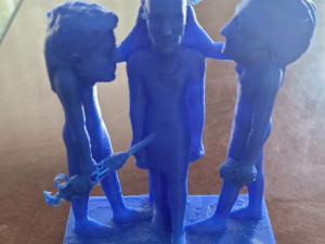 klaus schwab tony fauci bill gates 3D Baskı Modeli