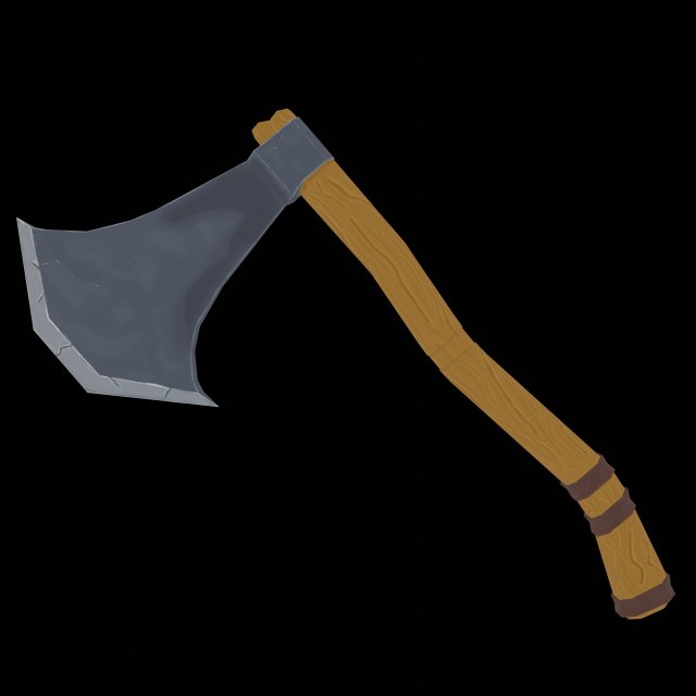 Axe 3D 模型 .c4d .max .obj .3ds .fbx .stl .blend 