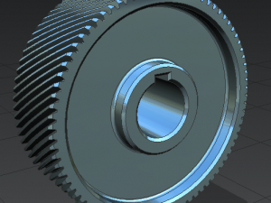 helical gear Modelo 3D
