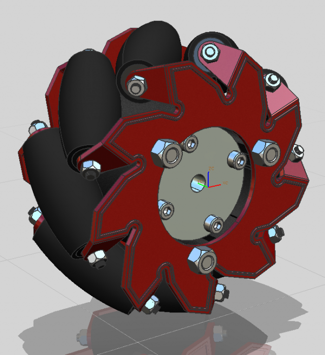 omniwheels Model 3D .c4d .max .obj .3ds .fbx .stl .blend 