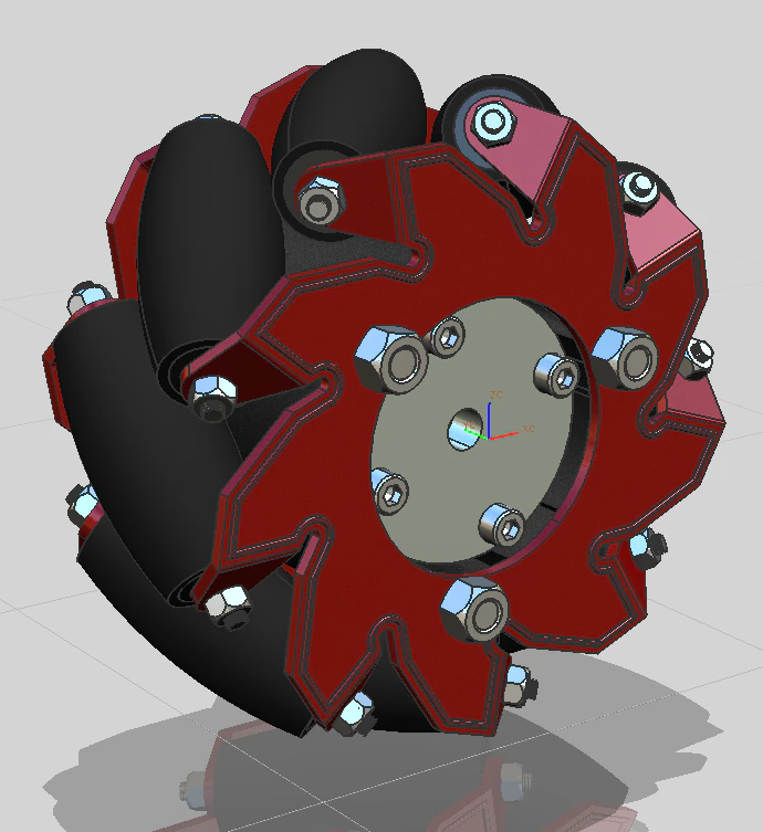 omniwheels 3D Model .c4d .max .obj .3ds .fbx .stl .blend 